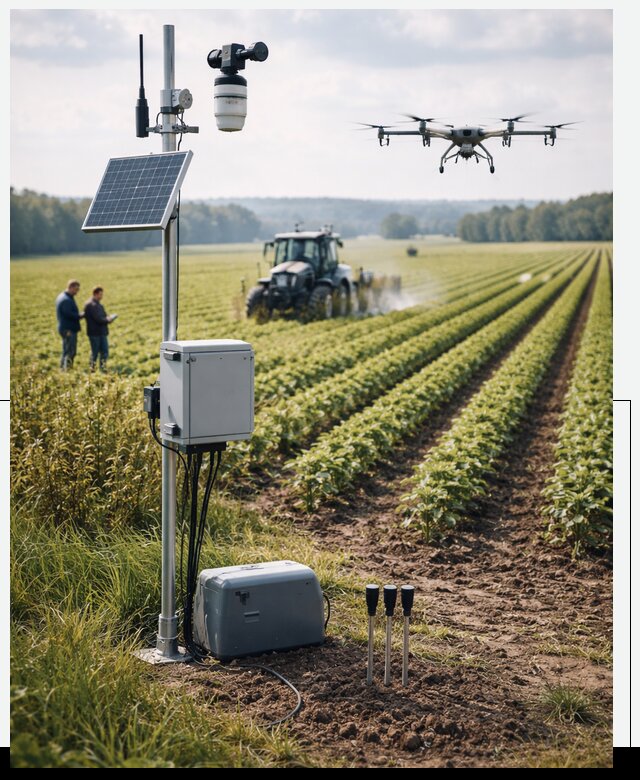 Разработка IoT мониторинга полей в Мытищах от 8632 р. | АвикейМтщ